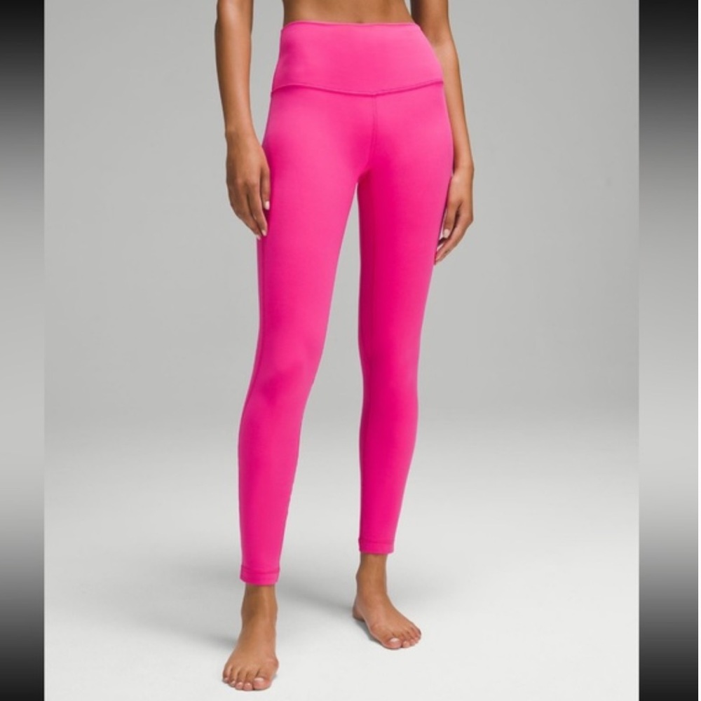 Lululemon Align Leggings High Rise Sports Yoga Pant Size 6 Sonic Pink - Picture 3 of 7